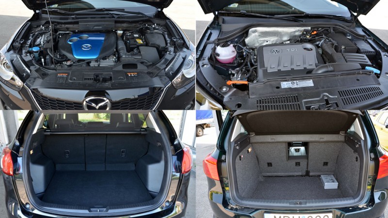 A Mazda hajtásláncával, a VW praktikumával jeleskedik